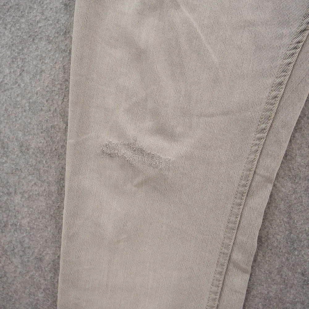 All Saints Jeans Mens 36 Gray Cigarette Slim Straight Mid Rise Button Fly Denim